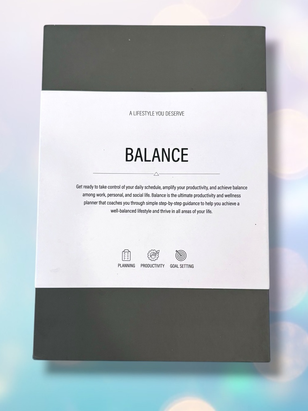 Balance Productivity Planner - Gray